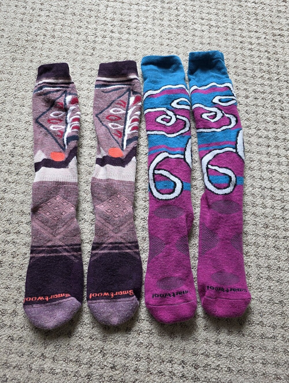 Smartwool Over The Calf Washed Socks